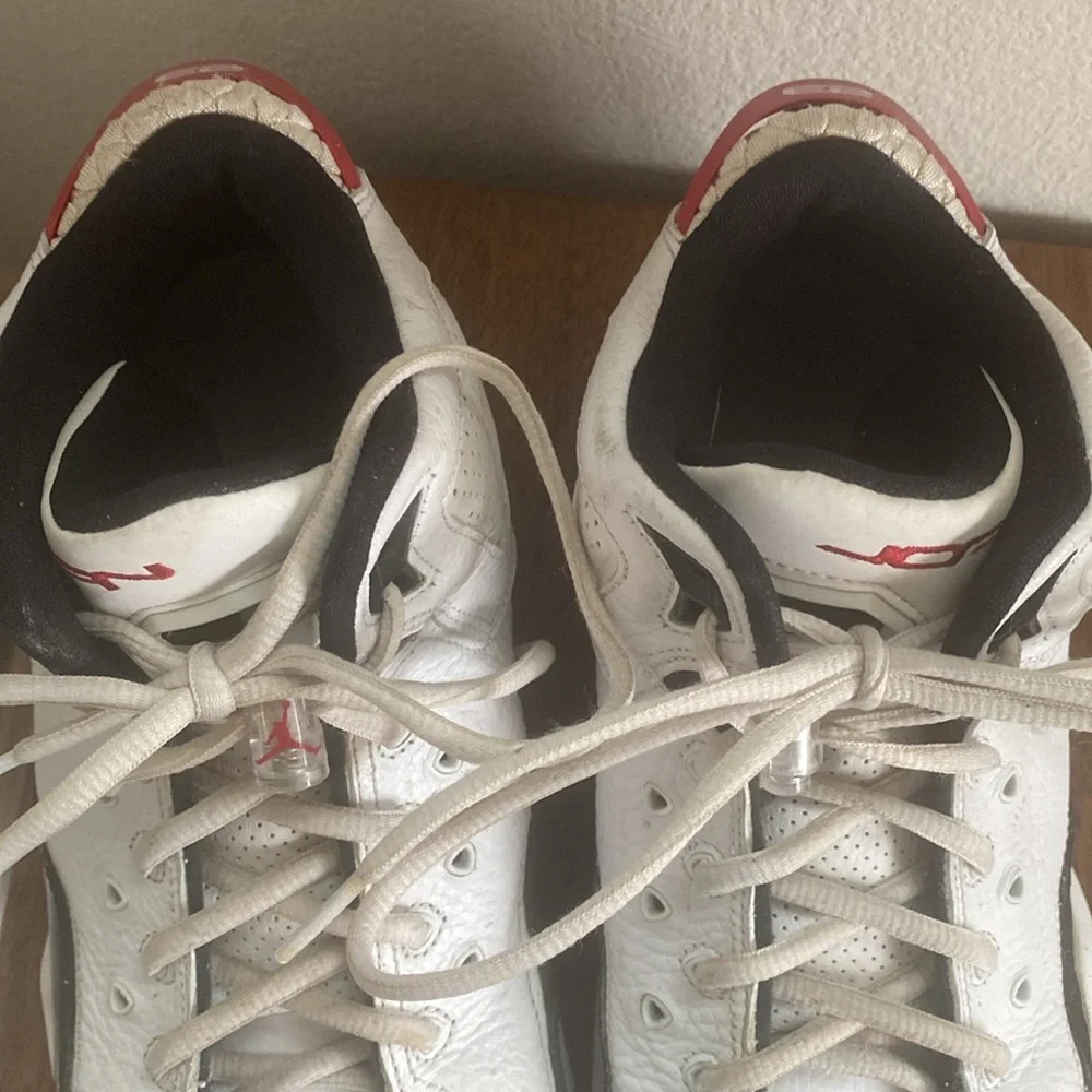 Nike Air Jordan B’Loyal White Red Black Basketball Shoes -No Insoles, Men’s 10.5